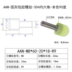 AAN-M8×60-20×D18×R9